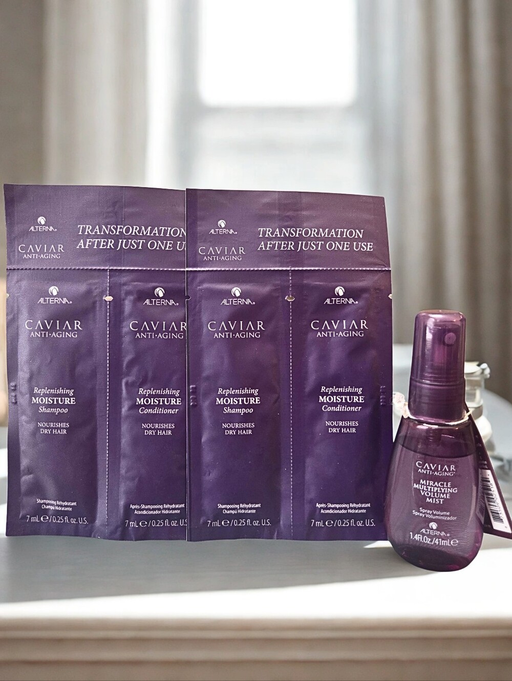 Alterna Caviar Anti-Aging Bundle Volume Mist 1.4oz + Shampoo & Conditione